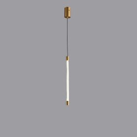 All Copper Duplex Staircase Long Chandelier (Option: Single head)
