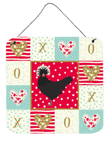 Chickens - Polish Poland Chicken Wall or Door Hanging Prints (Color: Chickens - Polish Poland Chicken, size: 6 x 6)