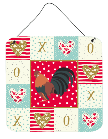 Chickens - Dutch Bantam Chicken Wall or Door Hanging Prints (Color: Chickens - Dutch Bantam Chicken, size: 6 x 6)