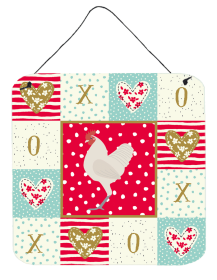 Chickens - German Langshan Chicken Wall or Door Hanging Prints (Color: Chickens - German Langshan Chicken, size: 6 x 6)