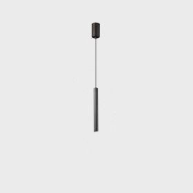 Simple Modern Bedroom Bedside Chandelier (Color: Black)